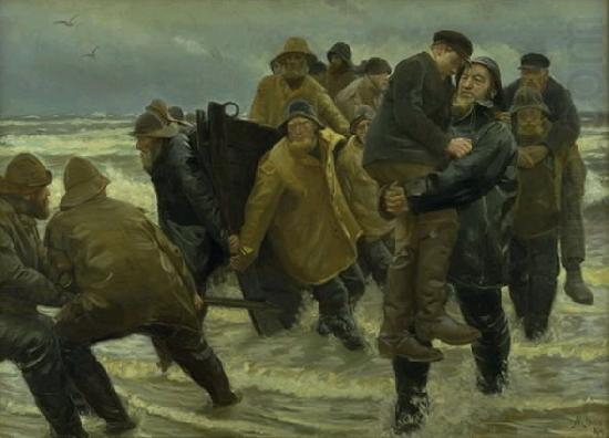 Michael Ancher A Crew Rescued china oil painting image